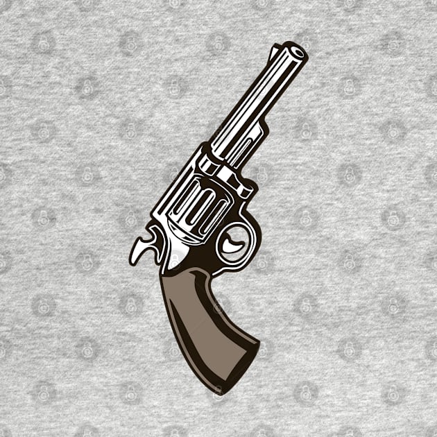 Revolver Gun Pistol by ShirtyLife